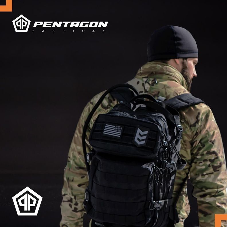 Mochila Tactica Militar Outdoor Pentagon 45L Impermeable-8