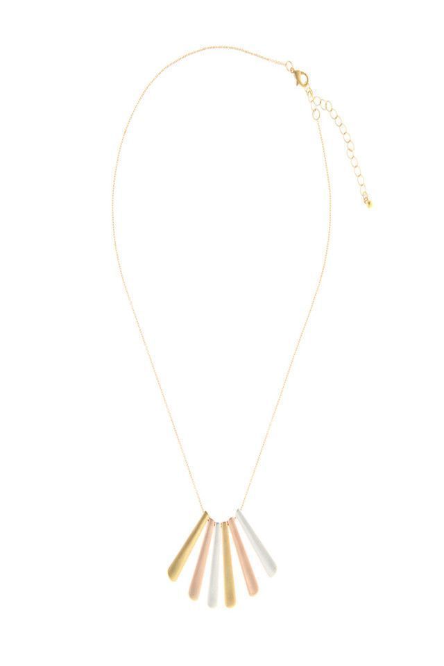 Collar Tricolor Plateado i-D