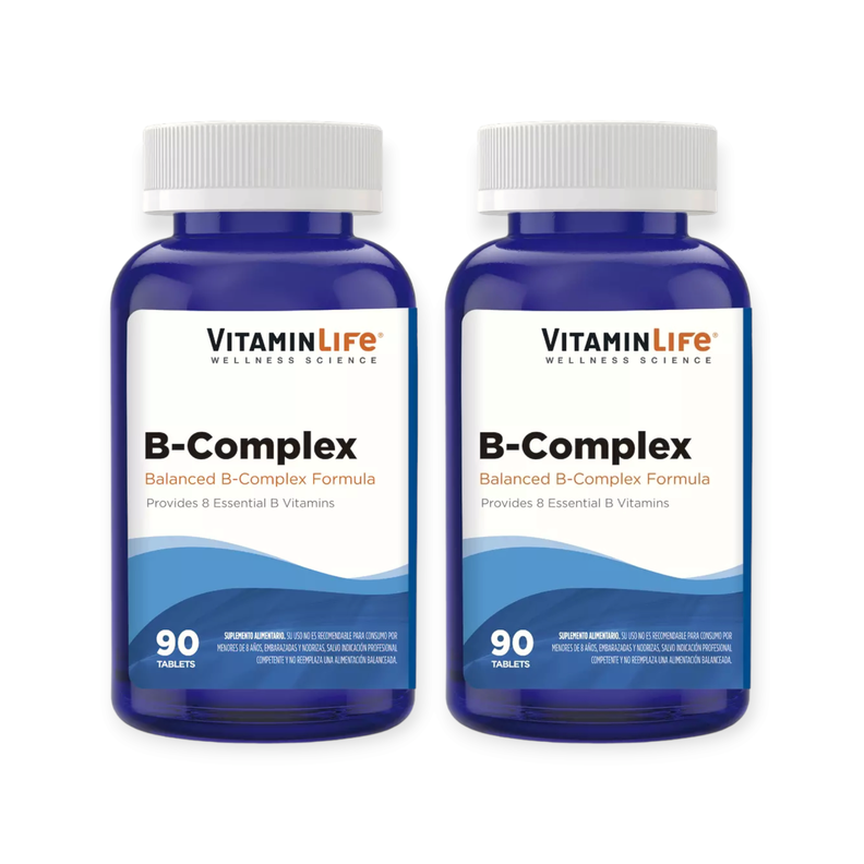 PACK 2 B-COMPLEX 180 TABLETAS EN TOTAL VITAMINLIFE-0