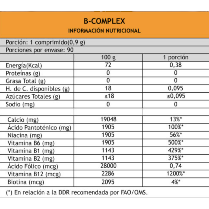 PACK 2 B-COMPLEX 180 TABLETAS EN TOTAL VITAMINLIFE-1
