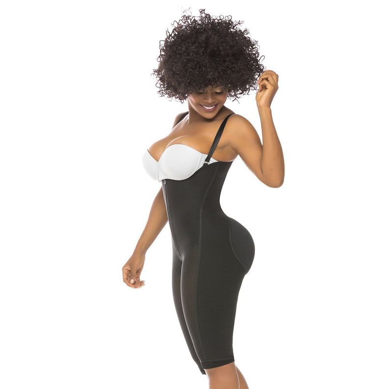 Faja Colombiana Moldeadora y Reductora, Pierna Larga 515 Negro-0