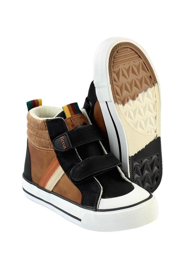 Zapatilla urbana caña 2 velcros a caminar niño 874-3