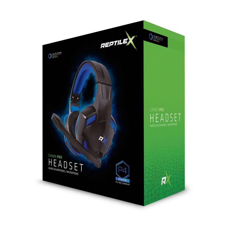 Audífonos Gamer PS4 Xbox Plug 3.5mm Con Micrófono Reptilex-3