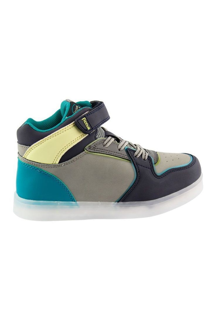 Zapatilla led velcro powerlight caminar niño 954-0