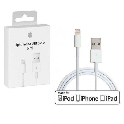 CABLE LIGHTNING A USB 2M IPHONE APLICA 5 A 11 -1