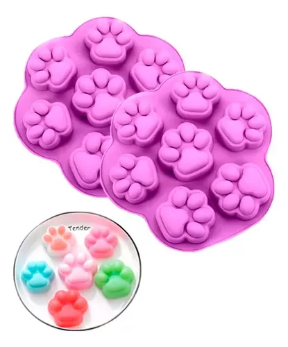Pack X2 Moldes De Chocolate Moldes Silicona Patitas Patas X2-VIO-110777-2