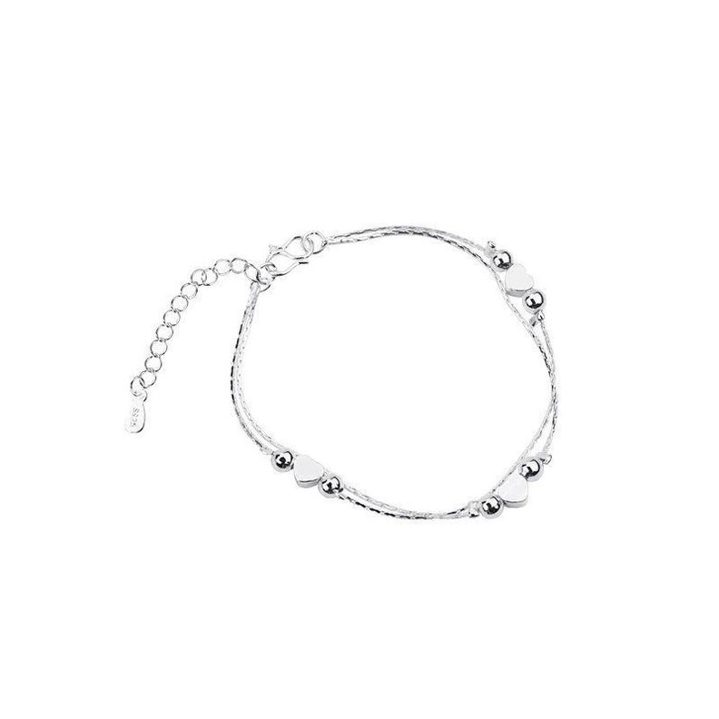 Pulsera silver Heart #4-0