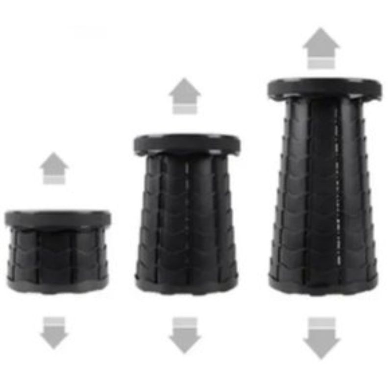 Taburete Plegable Silla Retractil Portatil-3
