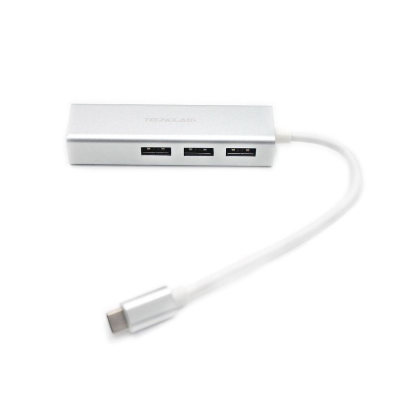Adaptador Tipo C A Ethernet RJ45 1000Mbps USB 3.0 Tecbolab-0