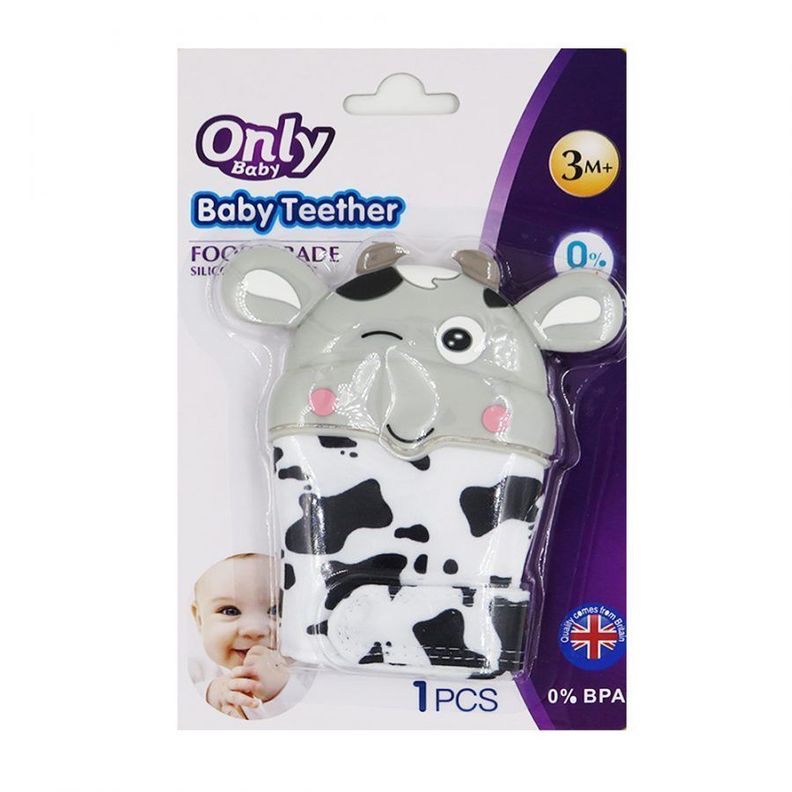 Guante Miton Mordedor Rasca Encias Para Bebes Gris F-38-0