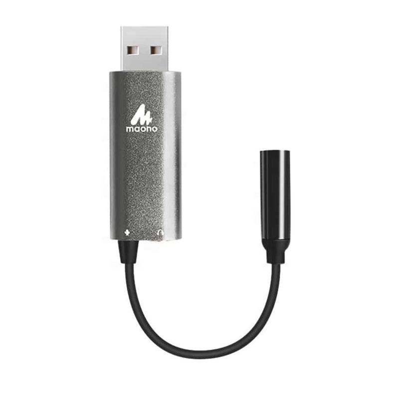 Tarjeta de sonido Maono AU-AD304, entrada USB – Windows/Mac-0