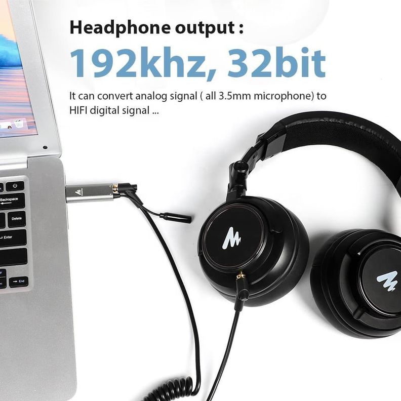Tarjeta de sonido Maono AU-AD304, entrada USB – Windows/Mac-3