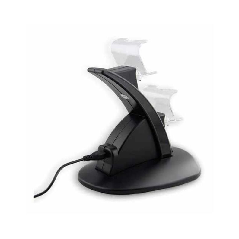 Soporte Cargador Joystick PS4 2 Puertos Carga USB-2