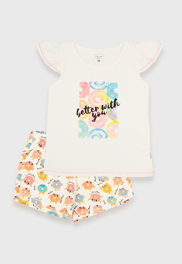 Pijama kids niña corto 337-0