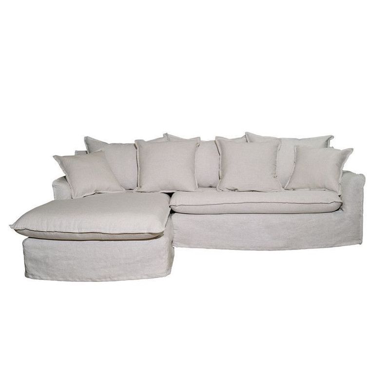 Seccional Palena Chenille Hueso 3C Marfil