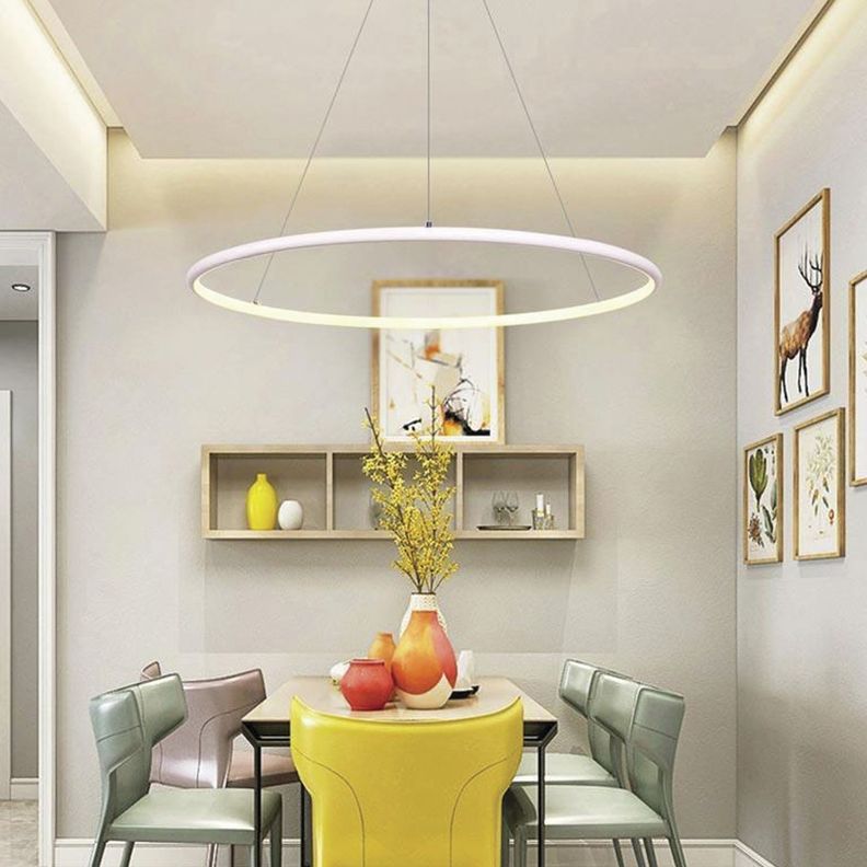 Lámpara Colgante Aro LED 40W Cálido-3