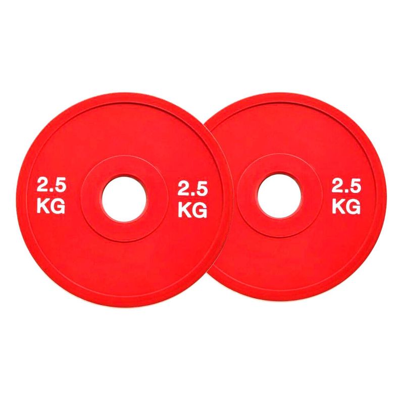Discos Olimpicos 2.5 Kg Par Fraccionados-0