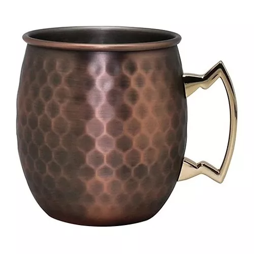 Set 2 Tazones Para Tragos Copper Mug Wayu Cobre 600ml-1