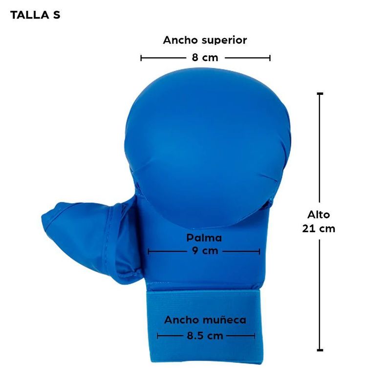 Par Guantes Mitonones Karate Artes Marciales Wkf Guantillas-2