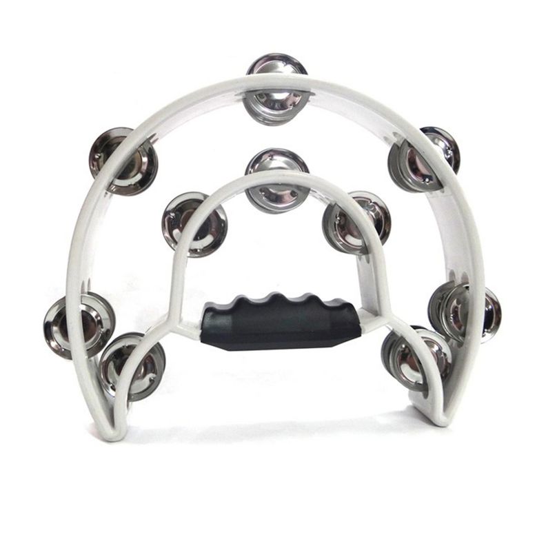 PANDERO 1/2 LUNA DOBLE BLANCO RMX