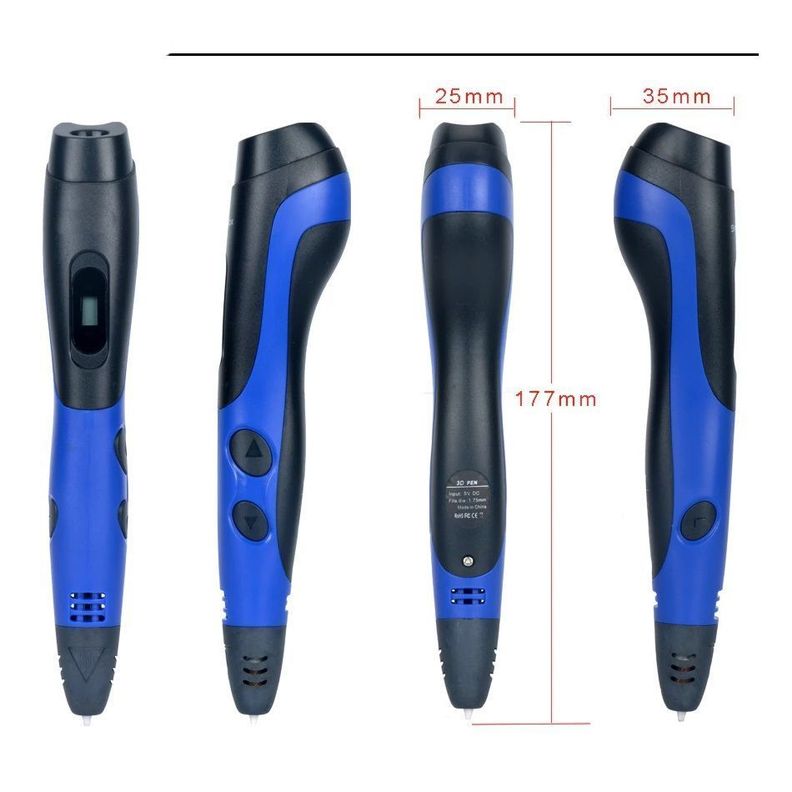 Boligrafo de impresión 3D ABS Smaffox SM-01 54M + Estuche-4