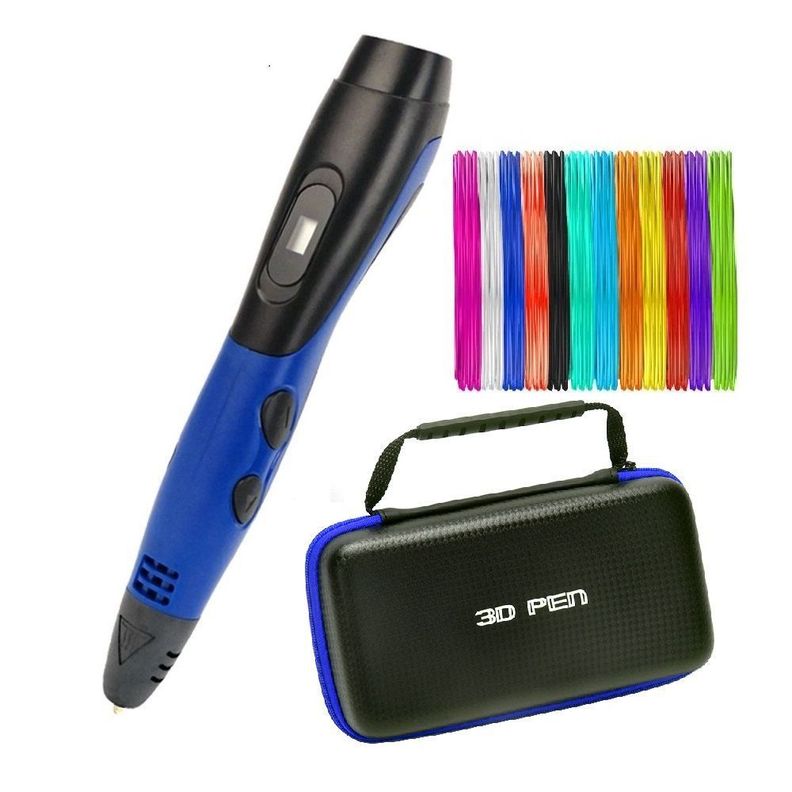 Boligrafo de impresión 3D ABS Smaffox SM-01 54M + Estuche-0