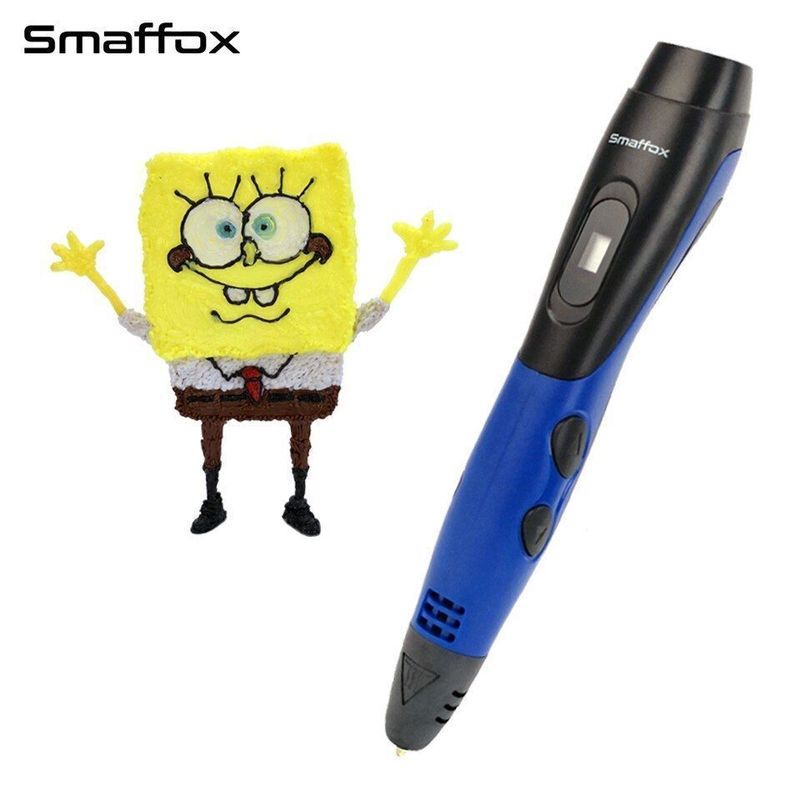 Boligrafo de impresión 3D ABS Smaffox SM-01 54M + Estuche-1