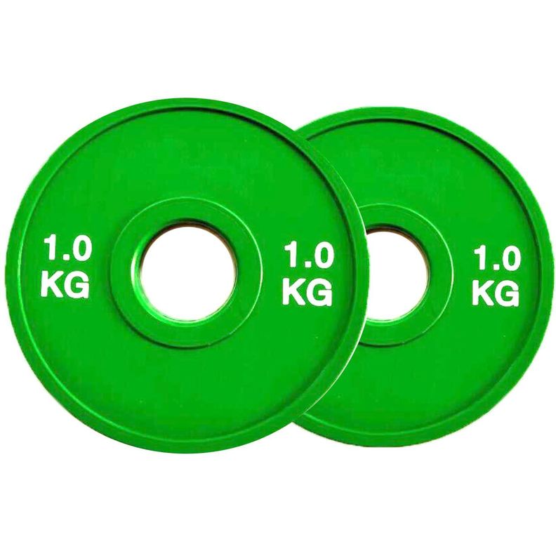 Discos Olimpicos 1 Kg Par Fraccionados-0