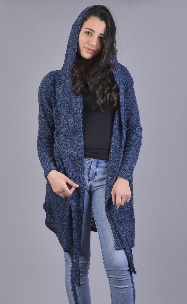 Tapado boucle con gorro
