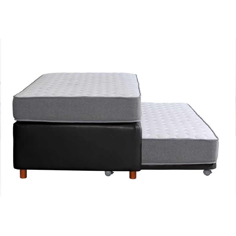 CAMA NIDO ZEN BEST PU NEGRO 1 1/2 PZA-2