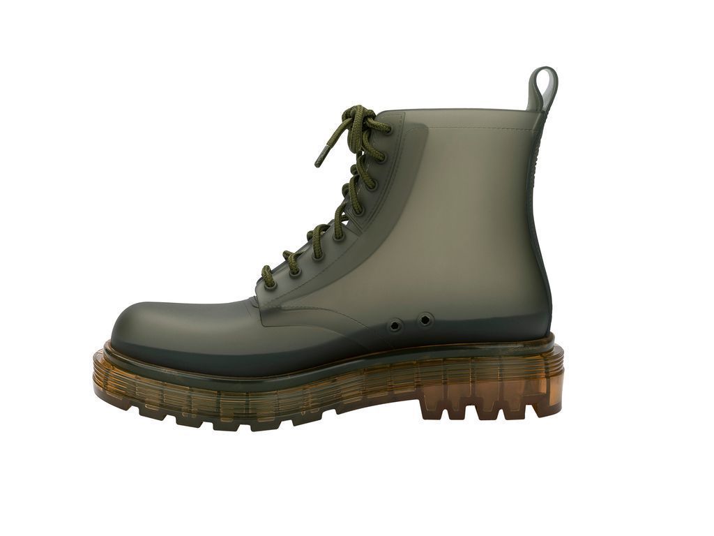 Botin Coturno Verde Musgo Melissa-2