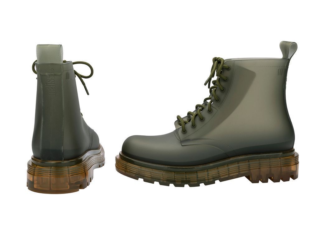 Botin Coturno Verde Musgo Melissa-3