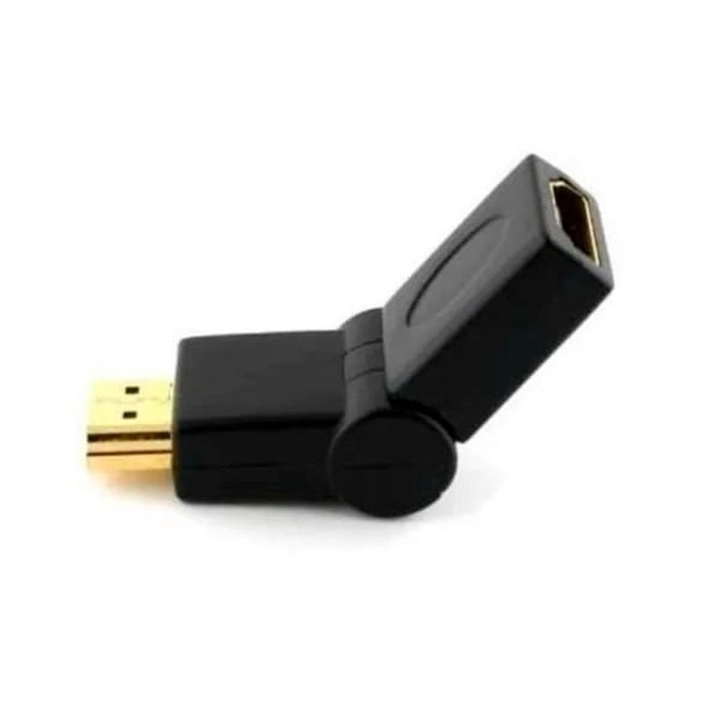Adaptador Unión Copla De Cable Hdmi L 90 Grados-0
