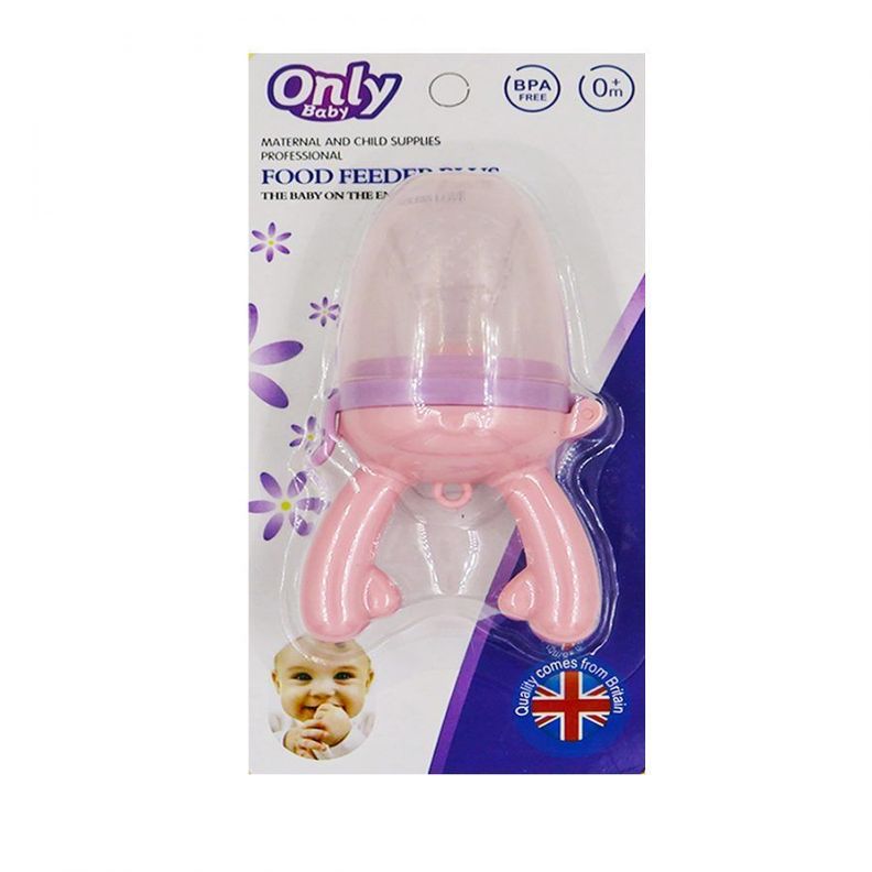 Chupete de Silicona Mordedor Infantil para Frutas y Alimentos Rosado  C-22-1-0