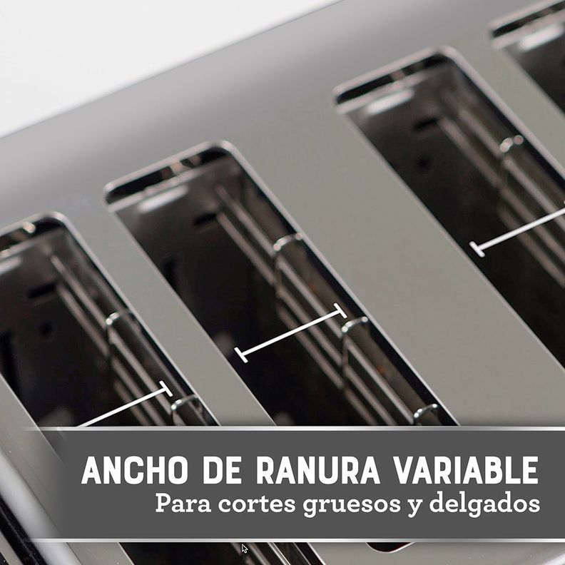 Tostadora premium para 4 rebanadas Oster® TSSTTA4540B-4
