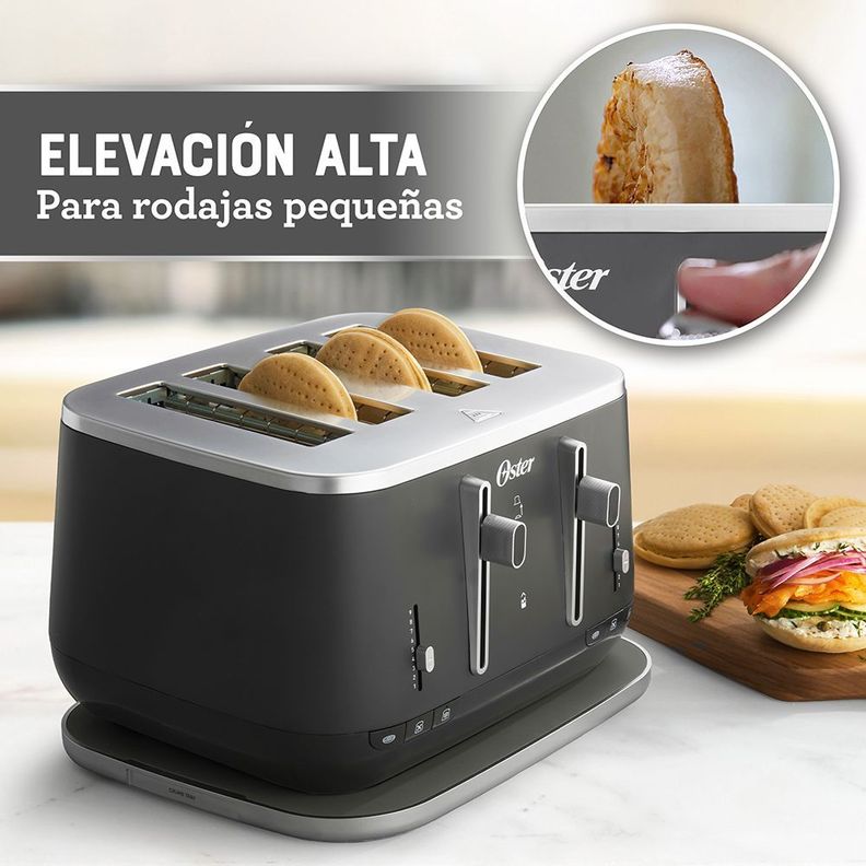 Tostadora premium para 4 rebanadas Oster® TSSTTA4540B-2