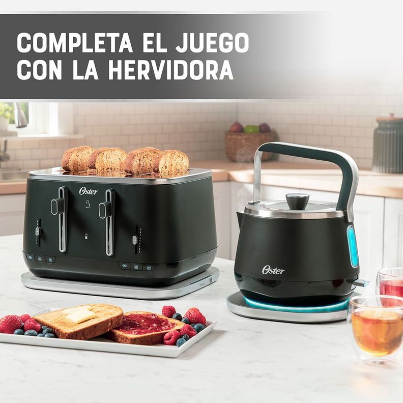 Tostadora premium para 4 rebanadas Oster® TSSTTA4540B-6