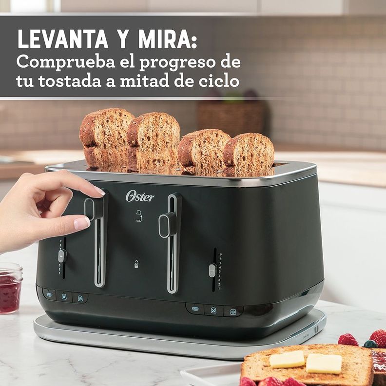 Tostadora premium para 4 rebanadas Oster® TSSTTA4540B-1