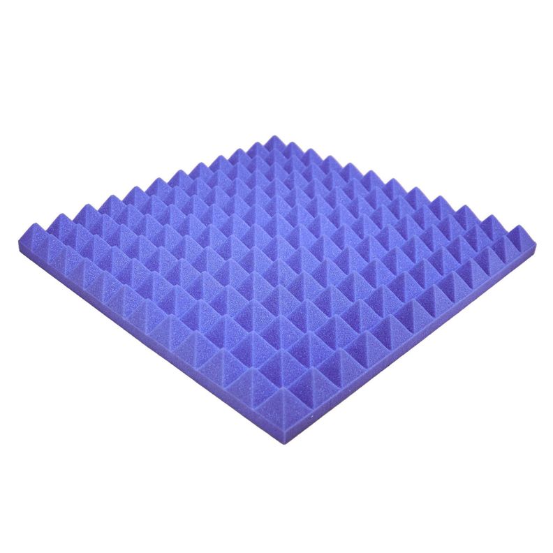 ESPUMA  PIRAMIDAL ACUSTICA MORADA  48x48x4xD21-1