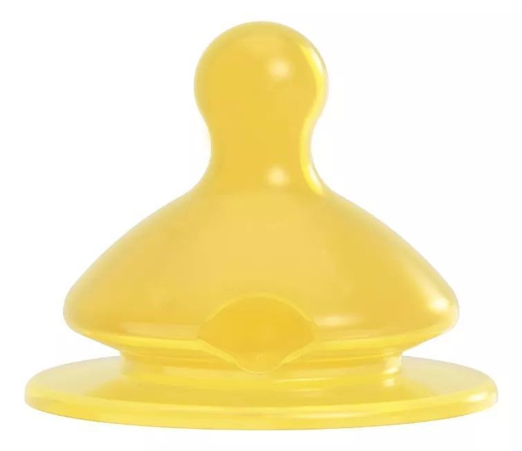 "Mamadera Vidrio Latex Cherry Green 240 ml crema "-2