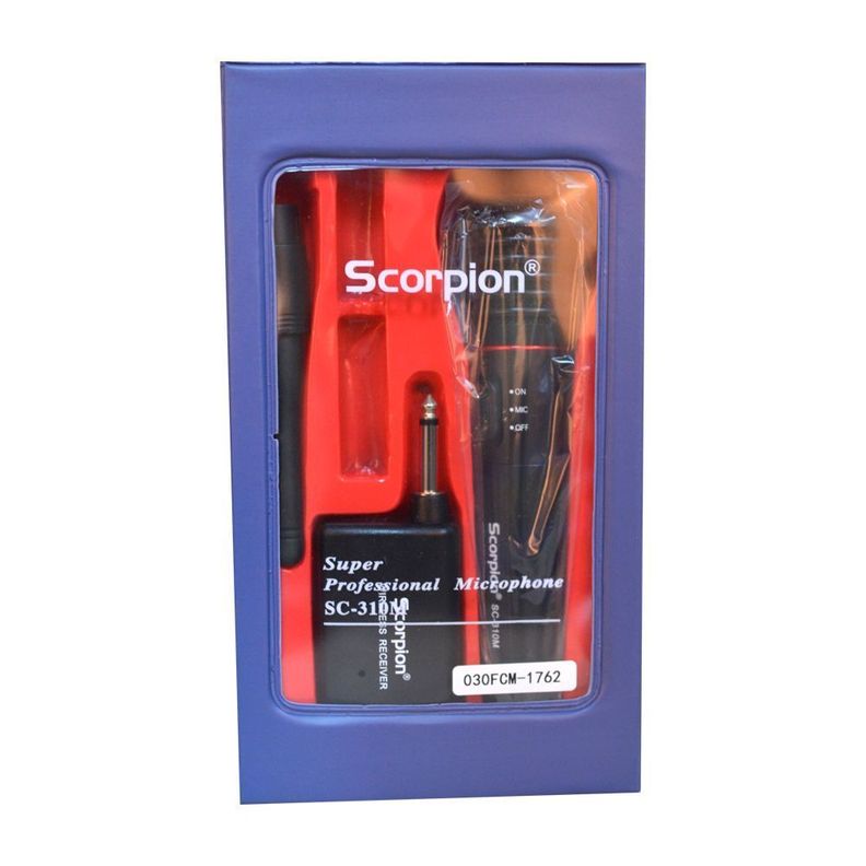 MICROFONO ALAMBRICO /INALAMBRICO METALICO SCORPION-2