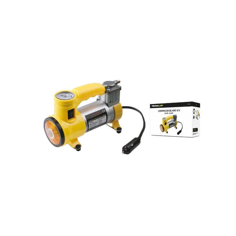 Compresor De Aire 150psi De Autos Con Luz Intermitente - Puntostore-2