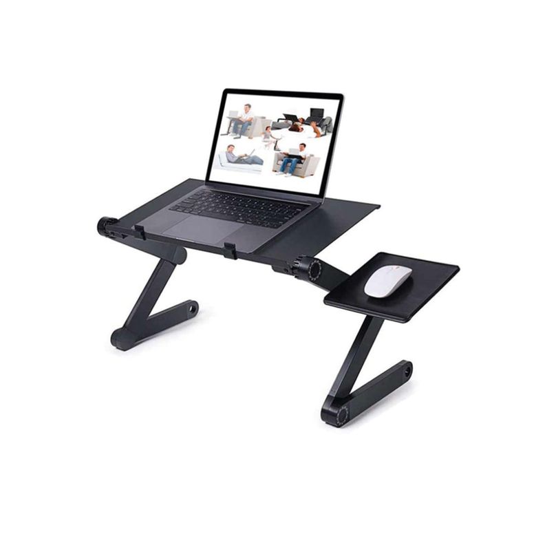 Base Mesa Para Notebook Ajustable Con Ventilador-0