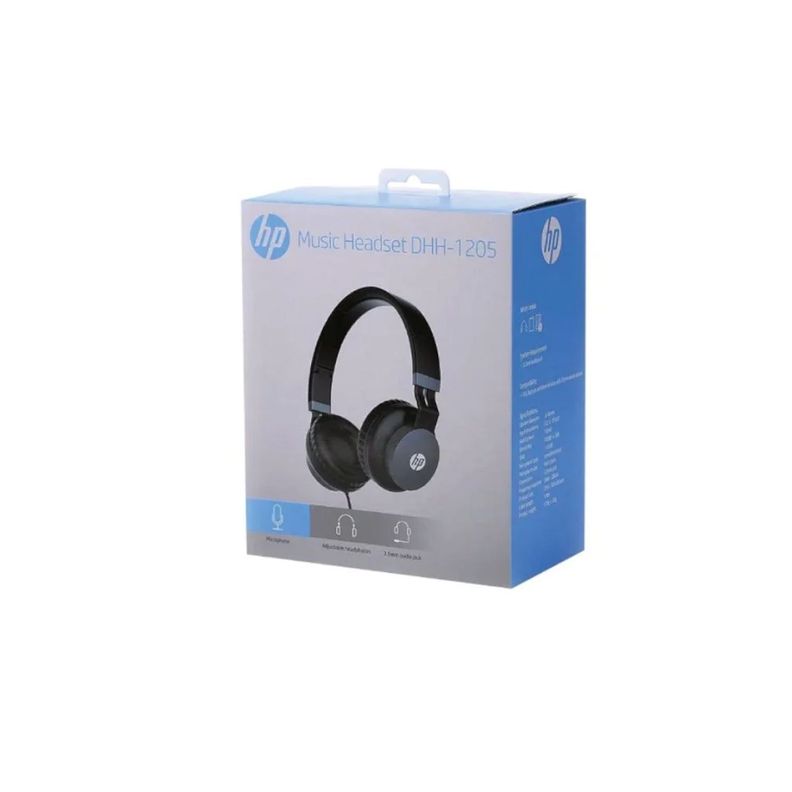 Audífonos Cintillo Con Cable HP DHH-1205 Black-2