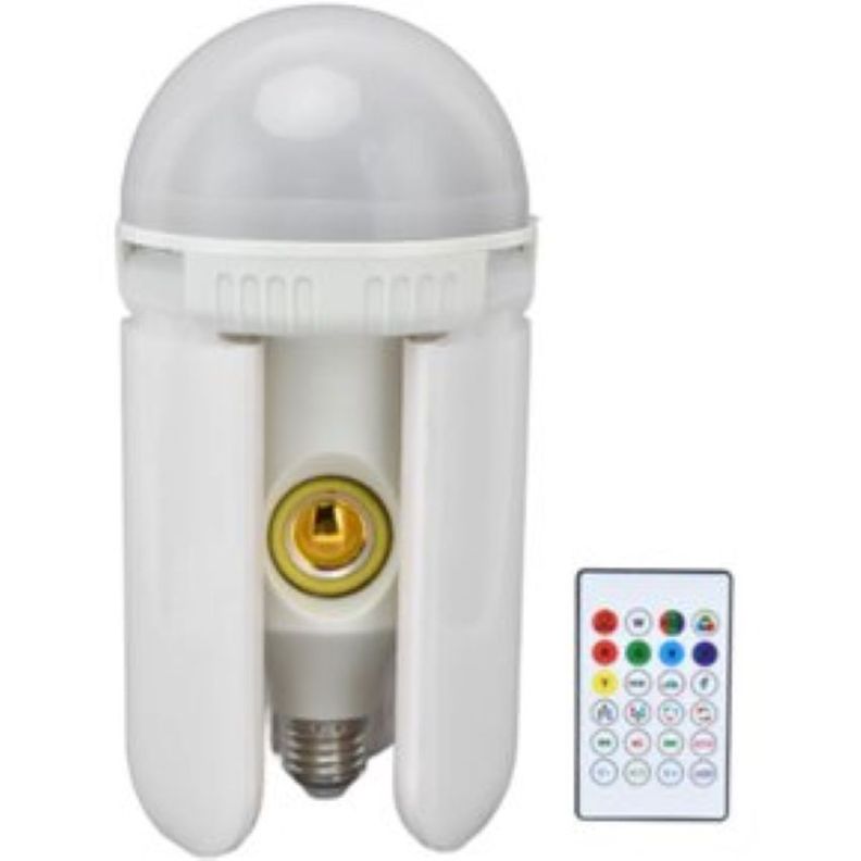 Proyector De Música De Luz De Color E27 Led Altavoz Inalámbr-5
