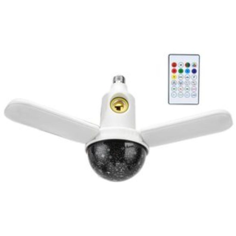 Proyector De Música De Luz De Color E27 Led Altavoz Inalámbr-4