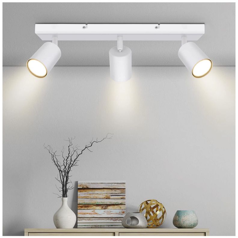 Foco Spotlight Sobrepuesto 3xGU-10 Altair III Blanco-2