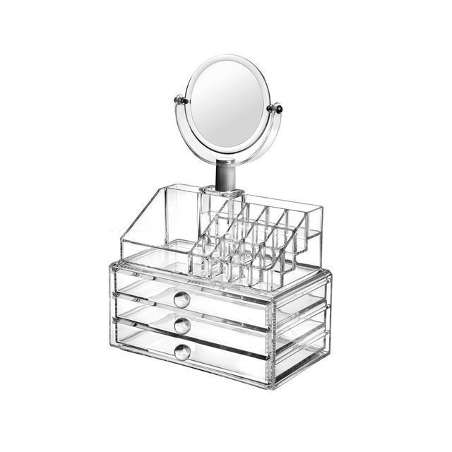 Organizador De Maquillaje Cosmetiquero Joyero Acrilico-1