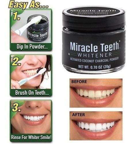 Blanqueador Dental Pasta Natural Carbon Miracle-5