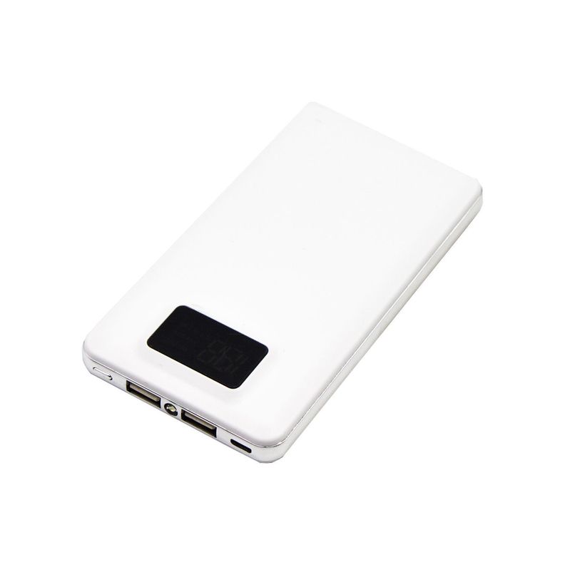 Power Bank Cargador Portátil 13000Mha 2 Usb Blanco - PuntoStore-0